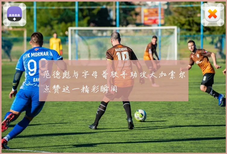 范德彪与字母哥联手助攻大加索尔点赞这一精彩瞬间